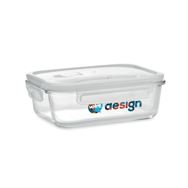 Objets Personnalisés 2 Lunchbox en verre