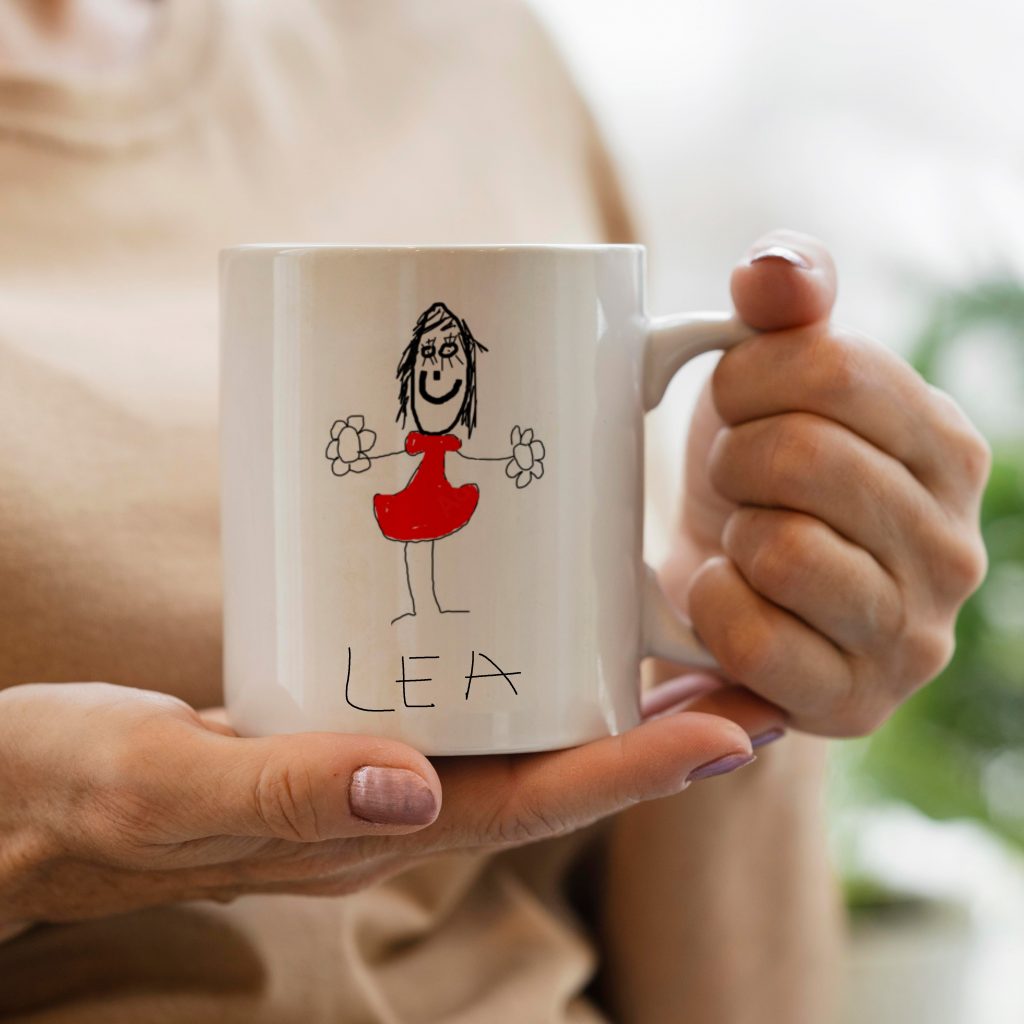 Objets Personnalisés Dessins d'enfants 3 Mugs